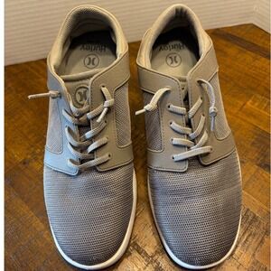 Hurley Shoreline Mens Grey Mesh Slip On Sneakers Shoes 1851109 Size 11M